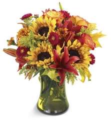 GLORIOUS FALL BOUQUET from Clifford's where roses are our specialty